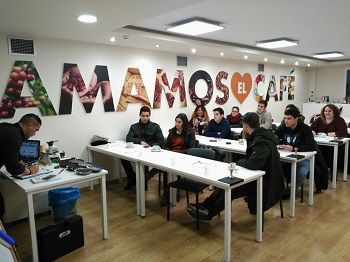 Curso barista Cafés Tamazor cafes tamazor, escuela de hosteleria, castillo del marques, ies maria zambrano,