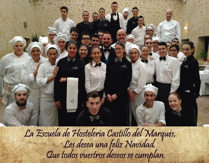 Felicitación Navidad, Escuela de Hostelería Castillo del Marqués castillodelmarques, escuela de hostelería, ies maria zambrano