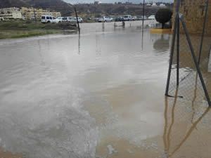 Inundaciones Escuela de Hostelería Castillo del Marqués